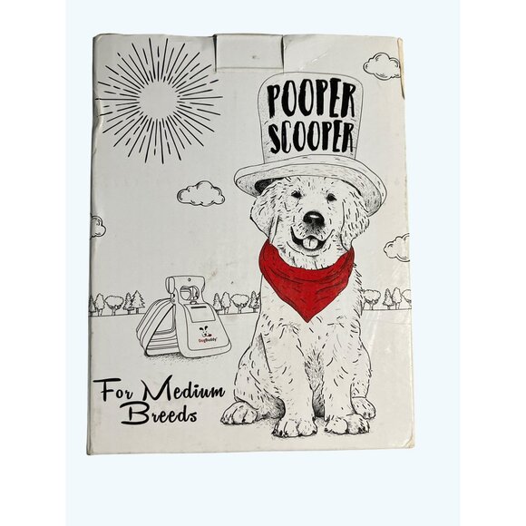 DogBuddy Pooper Scooper For Medium Breed Dogs Portable & Convenient - Picture 1 of 7